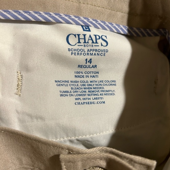 🐆3/$15 NWT Chaps boys casual dressy pants - Picture 4 of 6